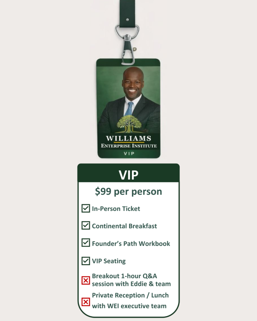 Founders Path – VIP Experience